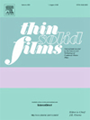 THIN SOLID FILMS雜志封面